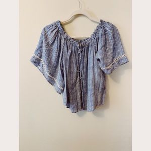 Going out short sleeved top